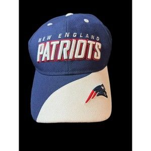 New England Patriots Hat Cap Strap Back Blue White Red NFL Adjustable Reebok
